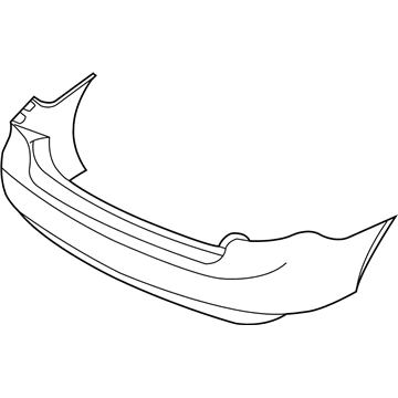 Kia 866112G001 Cover-Rear Bumper