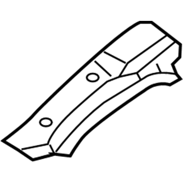 Hyundai 64461-B1000 Panel Assembly-Shock Absorber Housing Upper, RH