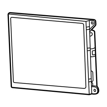 Mopar 68433499AG RADIO-DISPLAY W/O BEZEL
