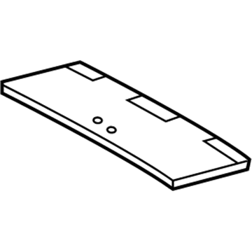 Lexus 63342-53030 Pad, Roof Silencer, NO.2