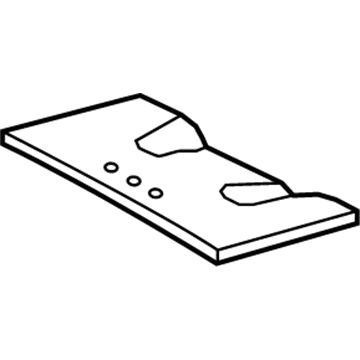 Lexus 63343-53030 Pad, Roof Silencer, NO.3