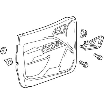 GM 84725442 Door Trim Panel