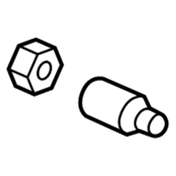 Honda 90304-SHJ-A01 Nut, Wheel (Key Fasteners)