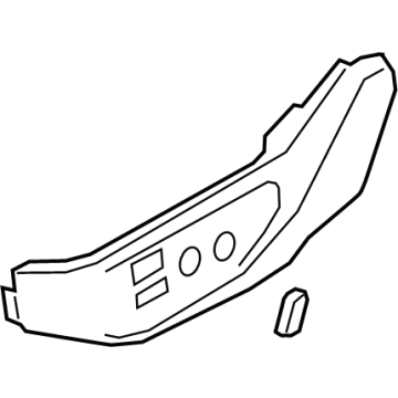 Hyundai 88073-S1100-NNB KNOB-FRONT SEAT RECLINER, LH