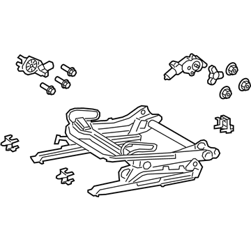 Lexus 72010-11010 ADJUSTER Assembly, Front Seat