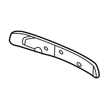 Nissan 85220-5MP0A BRACKET-REAR BUMPER SIDE, RH