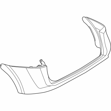 Nissan 85022-5MP0H FASCIA-REAR BUMPER
