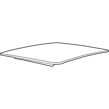 Mopar 68498336AA GLASS-SUNROOF