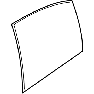 BMW 51-34-7-008-059 Door Window, Tinted Glass, Rear Left