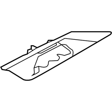 Infiniti 82914-5DA0A Finisher-Rear Door Center, RH