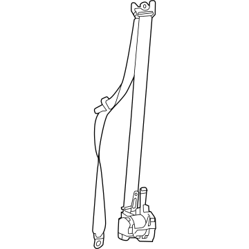 Toyota 73210-0A070-C0 Belt & Retractor