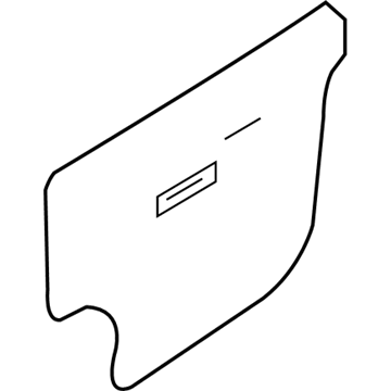 Kia 823924D000 Seal-Front Door Trim, RH