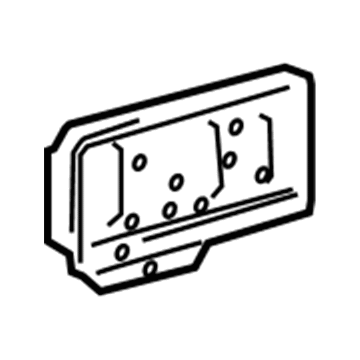 Lexus 57107-06011 Plate Sub-Assembly, Front Side