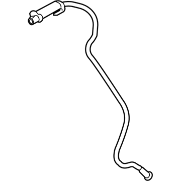 BMW 13-90-8-613-138 Fuel Tank Breath.Line With Resonator