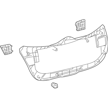 Toyota 64780-0D010-C0 Lift Gate Trim