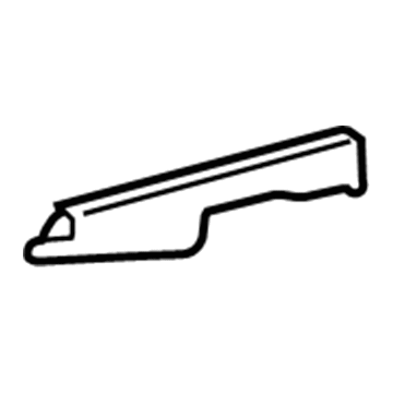Lexus 72265-60020-A0 Cover, Seat Track Upper Rail, RH