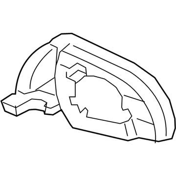 BMW 51-16-8-060-319 Supporting Ring, Black, Left