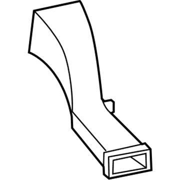 Nissan 27930-3KA0A Duct-Floor, Rear Air Conditioner