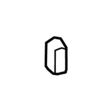 Honda 81252-SDB-A71YB Knob *YR412L* (B) (BRIGHT IVORY)