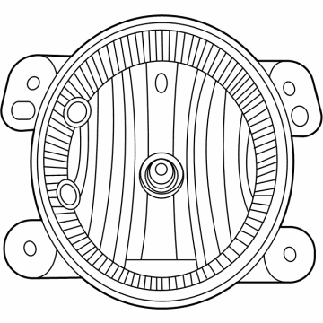 Mopar 5182026AA Front Fog Lamp