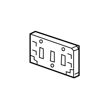 GM 42487081 License Bracket