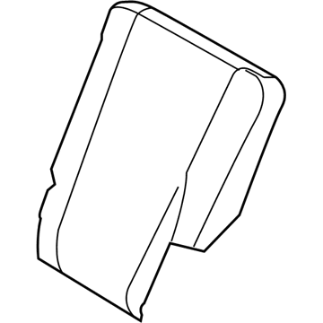Hyundai 89370-2E010-G8A Rear Left-Hand Seat Back Covering