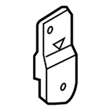 Hyundai 89128-2E000-U7 Cover-Rear Seat RECLINER Outer Upper, LH