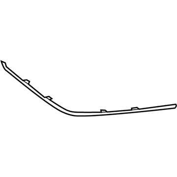 Acura 71123-TY2-A01 Fin, Front Grille (Lower)