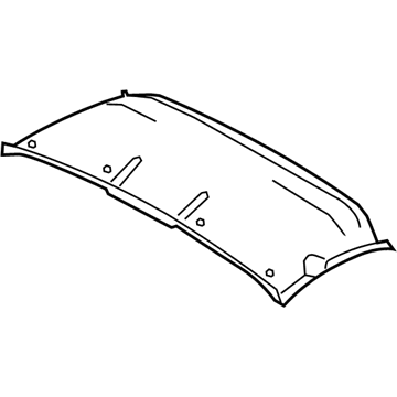 BMW 54-37-7-192-491 Roofliner, Roof Shell, Front
