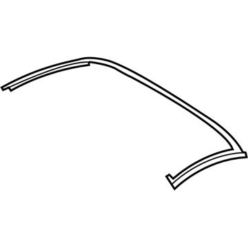 BMW 54-37-7-192-493 Seal, Roof Shell, Front