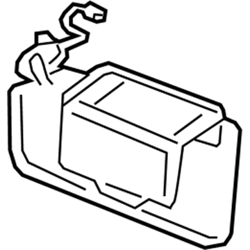 GM 84556373 Sunvisor