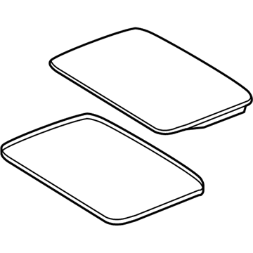 Lexus 63201-78021 Sunroof Sub-Glass Assembly