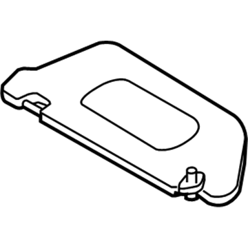 Nissan 96400-ZN40A Right Sun Visor Assembly
