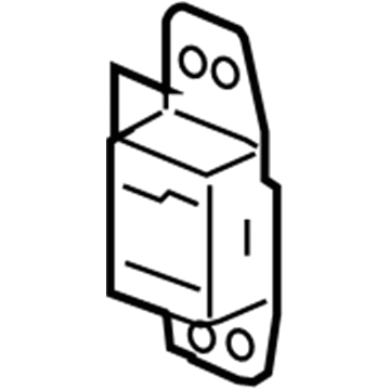 Mopar 55359758AB Door Hinge (Rear Right Lower)