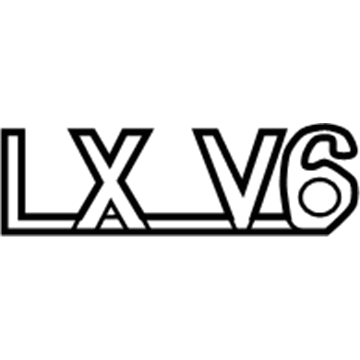 Hyundai 86325-3D000 Lx V6 Emblem