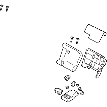 Nissan 88650-1FA0A Back-Rear Seat LH