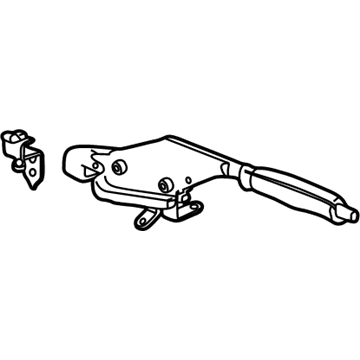 BMW 34-41-1-163-961 Leather Handbrake Lever