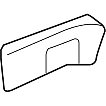 Mopar ZT82DX9AG BOLSTER-Quarter Trim Panel