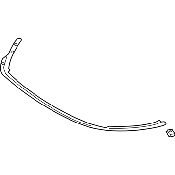 Kia 865903R501 Lip - Front Bumper