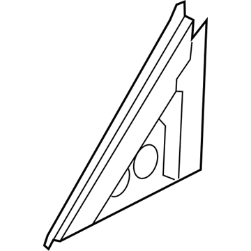 BMW 51-16-7-318-613 Seal, Outer Left Mirror Triangle