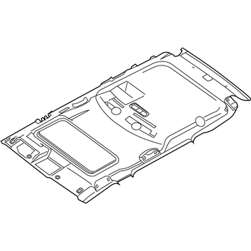 Nissan 739B0-ZL10A Module Assembly-Roof Trim