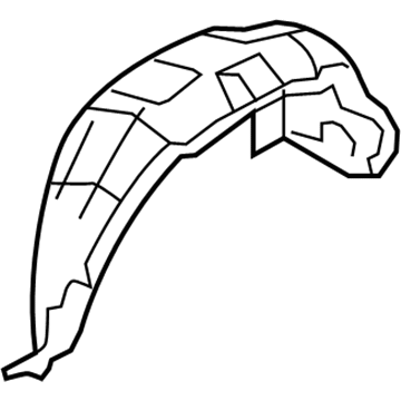 Nissan 76748-1AA0A Protector-Rear Wheel House, RH