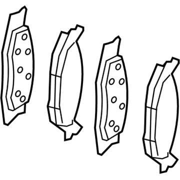 Mopar 68574695AA PAD KIT-FRONT DISC BRAKE