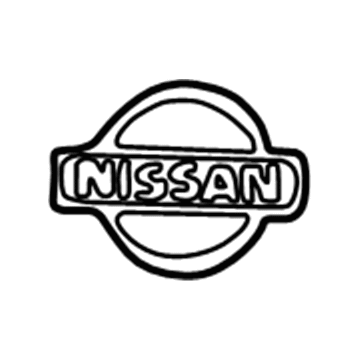 Nissan 65890-7Z800 Front Emblem