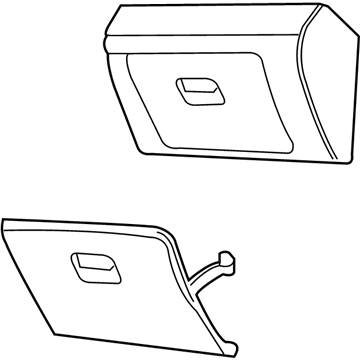 GM 19317854 Glove Box Frame
