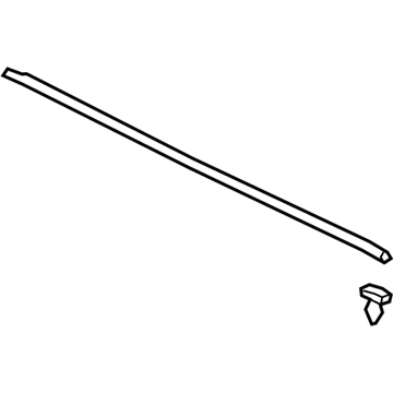 Lexus 53383-11010 Seal, Hood To Cowl Top