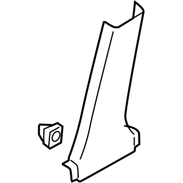 Infiniti 76915-6WW0A GARNISH Center Pillar Lower RH