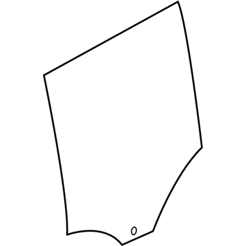 BMW 51-35-7-420-417 Side Window, Door, Left Rear
