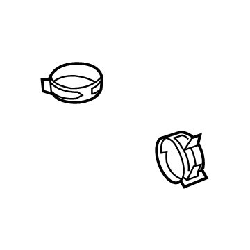 Honda 19511-R9G-004 Clip, Water Hose