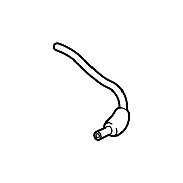 Honda 19104-68A-A00 HOSE B, RESERVE TANK